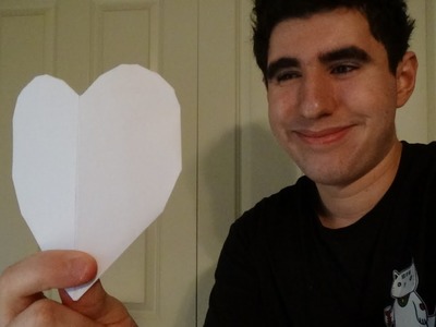 Origami Heart ❤️ Boomerang From A Half Sheet Of Printer Paper