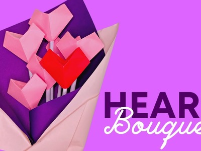 Origami Heart Bouquet | Valentine's Crafts