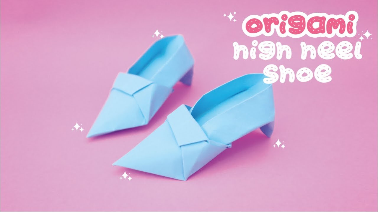 Origami High Heel Shoe Step by Step Easy Instructions