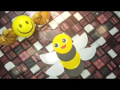 Origami honey bee; How to make paper honey bee ????????