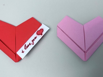 Origami Kağıttan Kalp | Origami Kalp Nasıl Yapılır | ORİGAMİ HEART