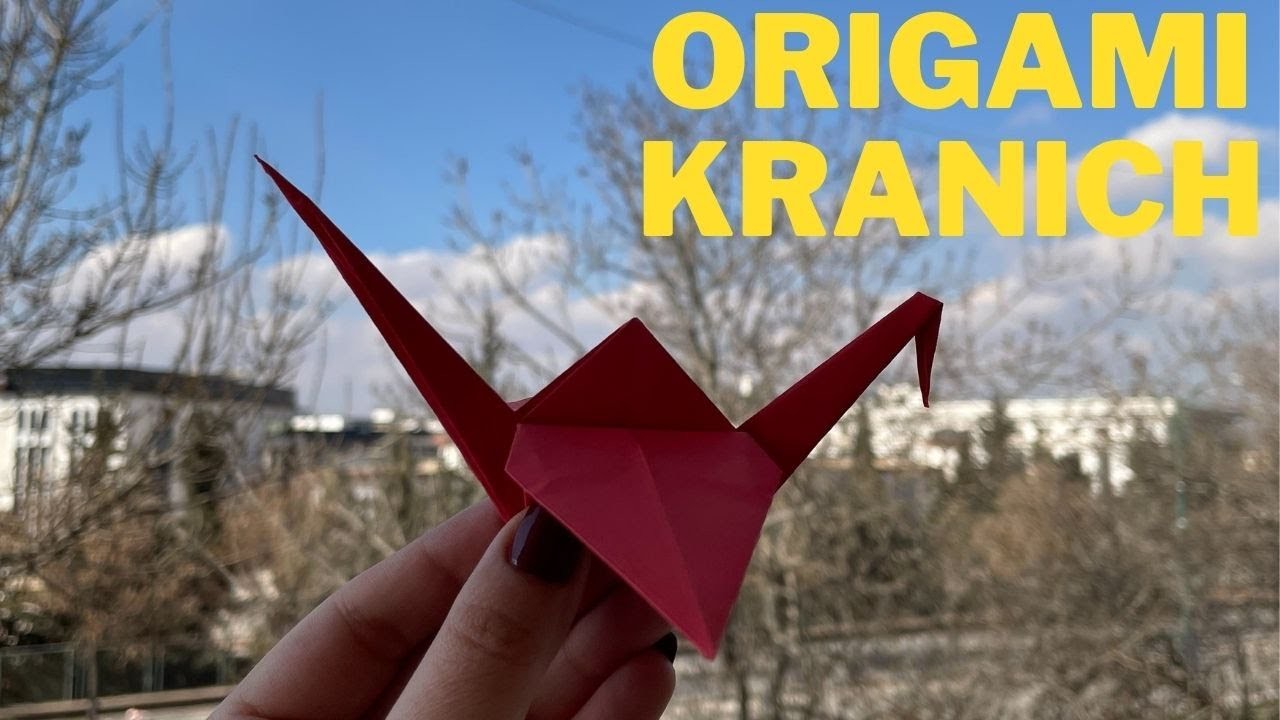 Origami Kranich: Schritt-für-Schritt Anleitung zum Falten des klassischen japanischen Symbols