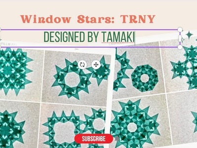 Origami Maniacs 542: Window Stars: TRNY