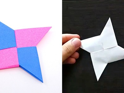 Origami ninja star for ninjas ! - ( easy for kids )