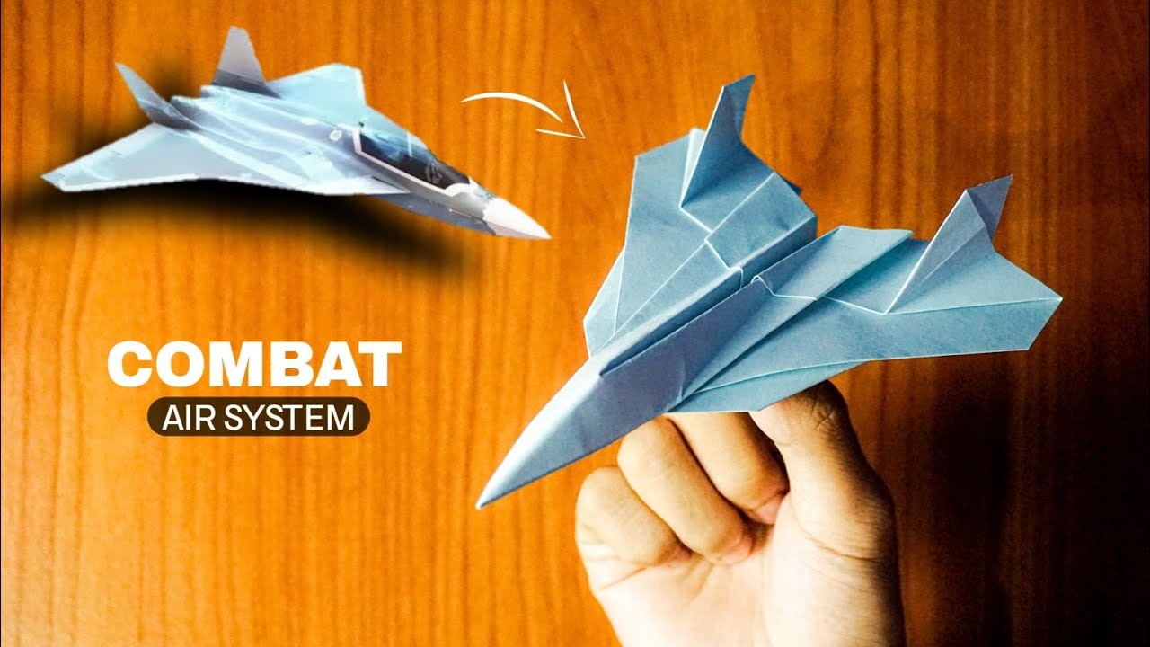 Origami Pesawat JET Tempur - Pesawat Combat Air System