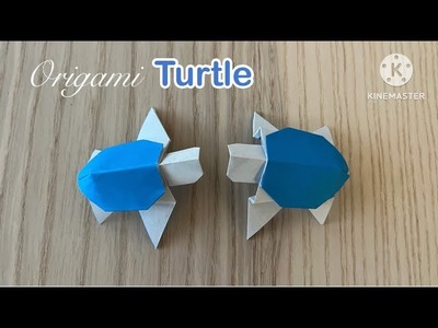 Origami Turtle. Easy Origami. Kids Origami. Origami Animals
