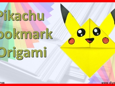 ???? Pikachu BookMark Origami ????- Pikachu BookMark de Papel ¡Paso a Paso! - DiYouVerse