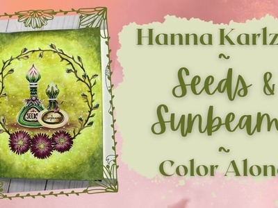 Seasons | Seeds & Sunbeams | Neocolor II's and Prismas | Adult Coloring