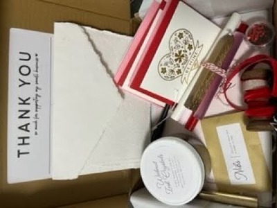 The Lettering Box Unboxing- A Seasonal Planner.Crafty Subscription Box-Valentine's  Themed!