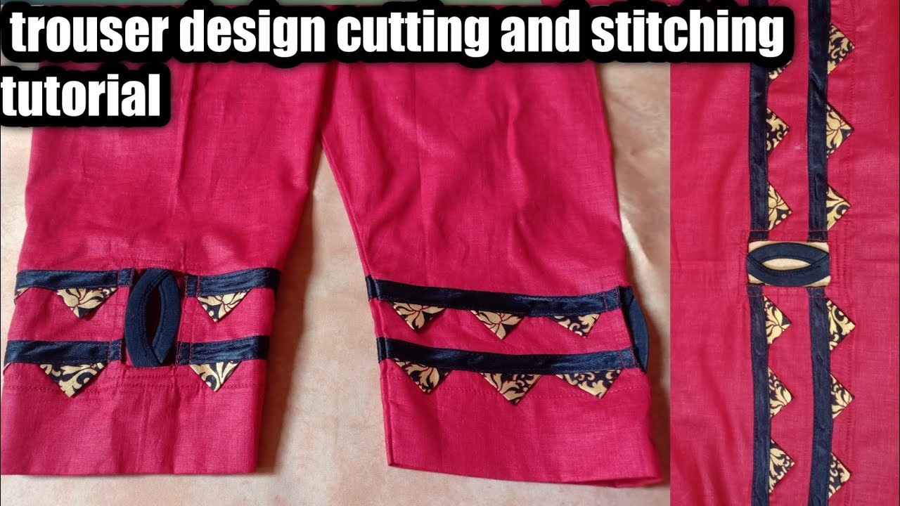 Trouser design| trouser design cutting and stitching in hindi| #fashion #diy #trouser @fabricstitch