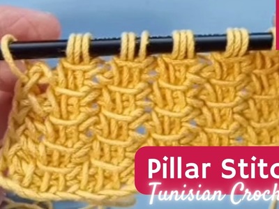 Tunisian Pillar Stitch