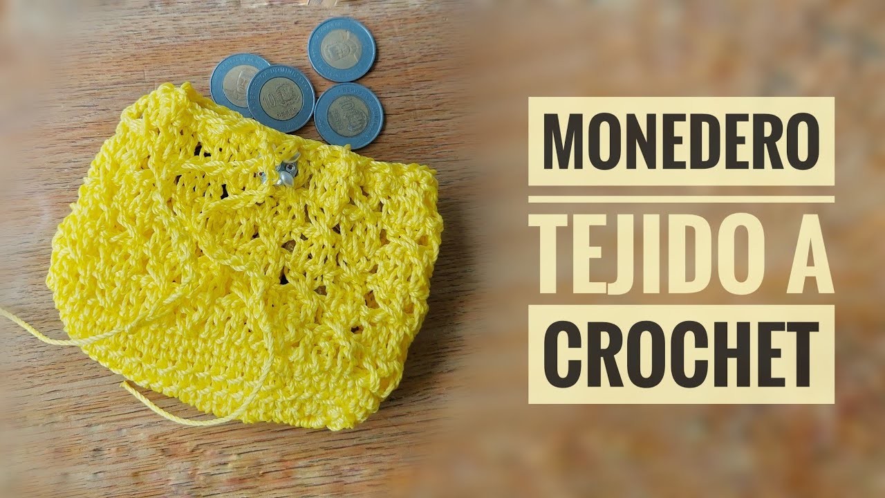 Tutorial | Monedero a crochet rápido y fácil