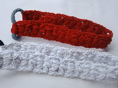 Very easy crochet headband for beginner || bando rajut,  crochet souvenir