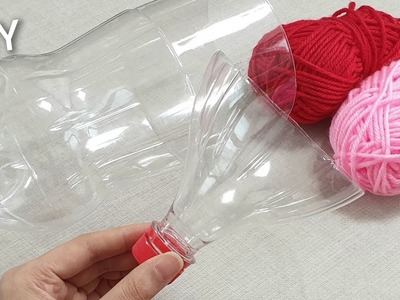 VERY USEFUL! You won't throw plastic bottles in the trash once you know this idea. DIY Recycling