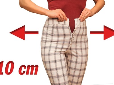 A sewing trick on how to expand your favourite pants that are already too small for you!