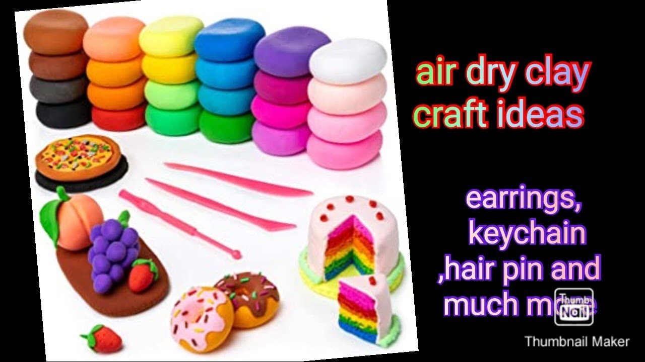 Air dry clay craft ideas।clay crafts। unboxing and review
