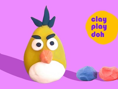 Angry Birds Clay play dol easy hand craft for every one #playdoh #angrybirds #claycraft