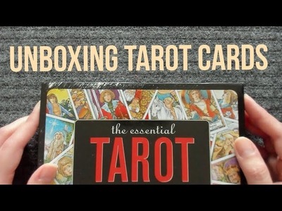 ASMR Unboxing Tarot Cards (Whisper)