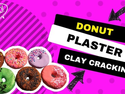 ASMR You Won't Believe What Happens When This Donut Plaster Clay Cracks!