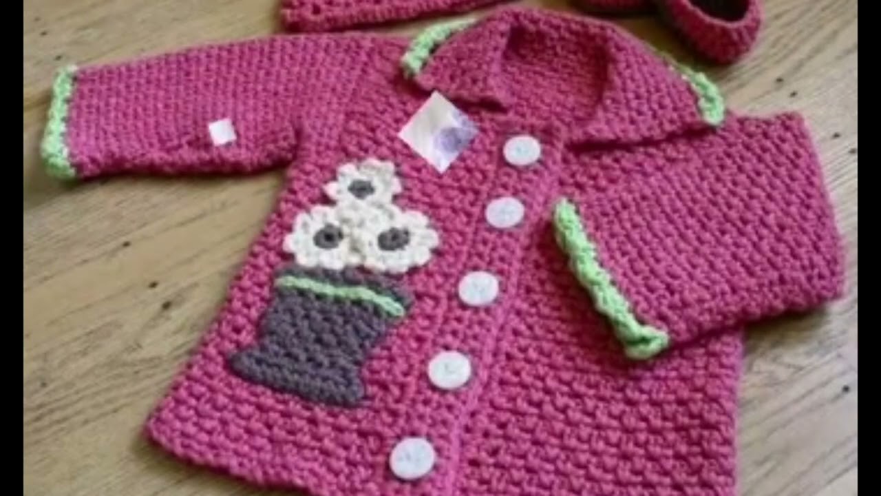 Baby Boy Set || How to crochet newborn bean stitch sweater jacket || cardigan Crochet for Baby
