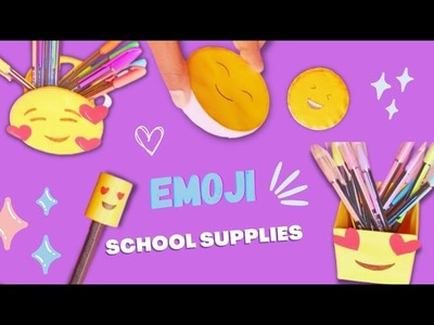 Back to School: DIY emoji Crafts to Help Organize Your Supplies @craftgoodness
