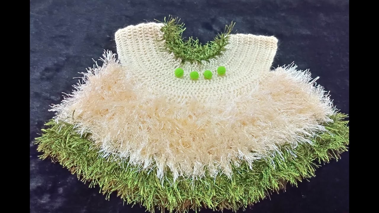Beautiful baby ???? crochet ???? dress one year old step by step