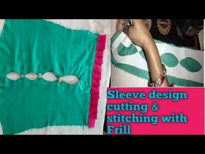 Beautiful Sleeves design cutting & stitching #Designer Sleeve #SimpleSleeve Design By #SumanSaini
