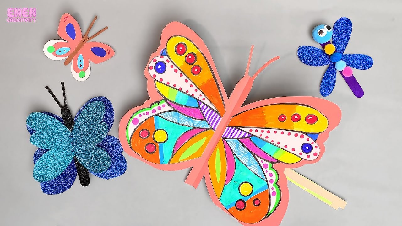 Butterfly Crafts for Kids | Fun and Easy handmade Projects