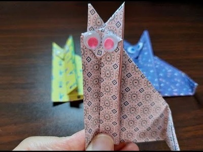 Comment faire un chat en papier ,Origami Chat Facile -  origami cat