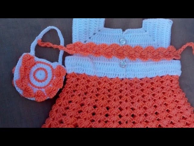 Crochet baby frock(beautiful crochet baby frock)