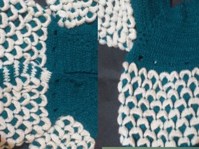 Crochet Woolen Frock For Baby girl. Baby girl woolen dress. new born baby woolen frock. crochet