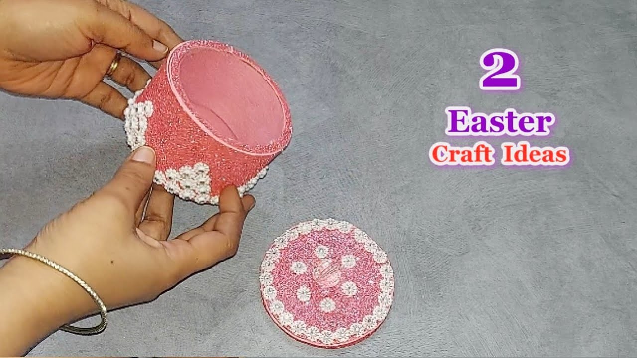 DIY 2 Easy Easter decoration idea with simple materials| DIY Affordable Easter craft idea????29