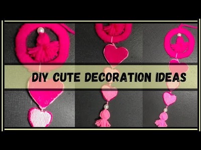 DIY cute decoration ideas| Bhava's hand touch craftsss| #cute #heart #valentinesday