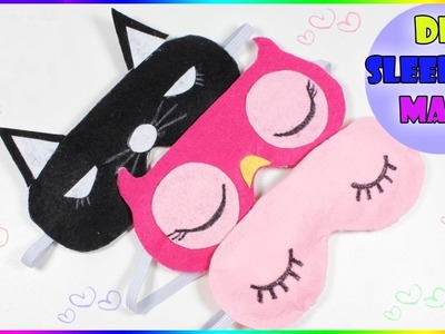Diy felt crafts for beginners - felt sleeping mask