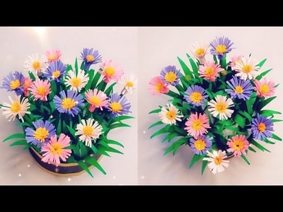 DIY flower pot decoration showpiece craft.papper craft.how to make flowerpot.flower pot making ideas