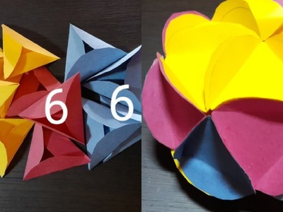 DIY-How To Make Paper Ball For decoration.