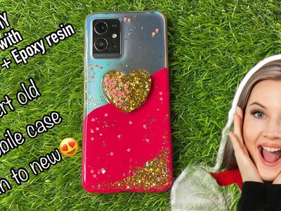 DIY PHONE CASE.convert old mobile case into new.DIY with Arcylic+Epoxy Resin @resinartandcraftstore