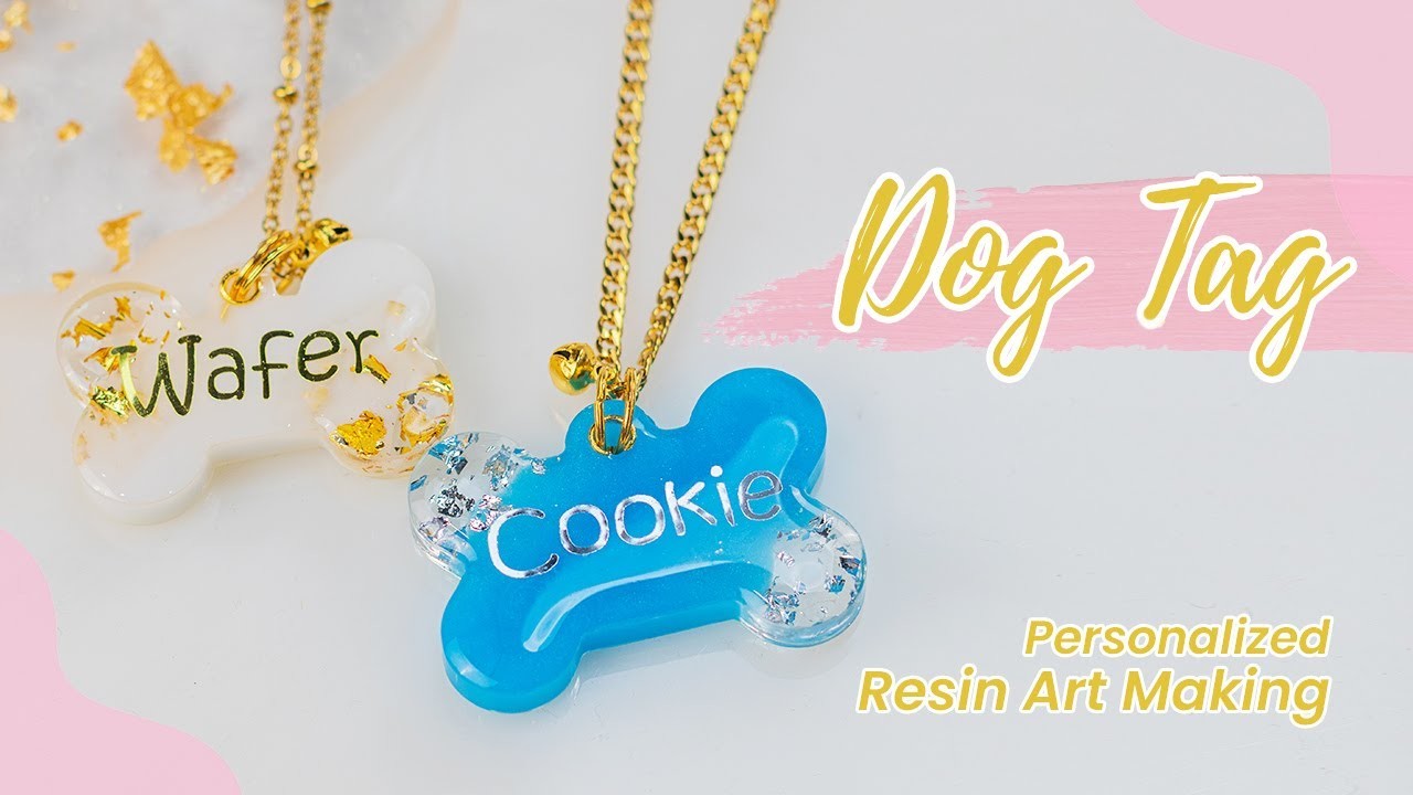Dog Tag | Resin Art Making | Catherine Gayle