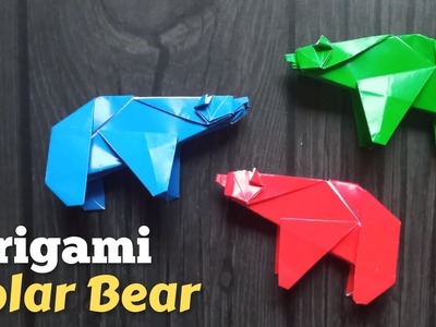 Easy Origami Polar Bear - Origami Animal - Origami For Beginners.