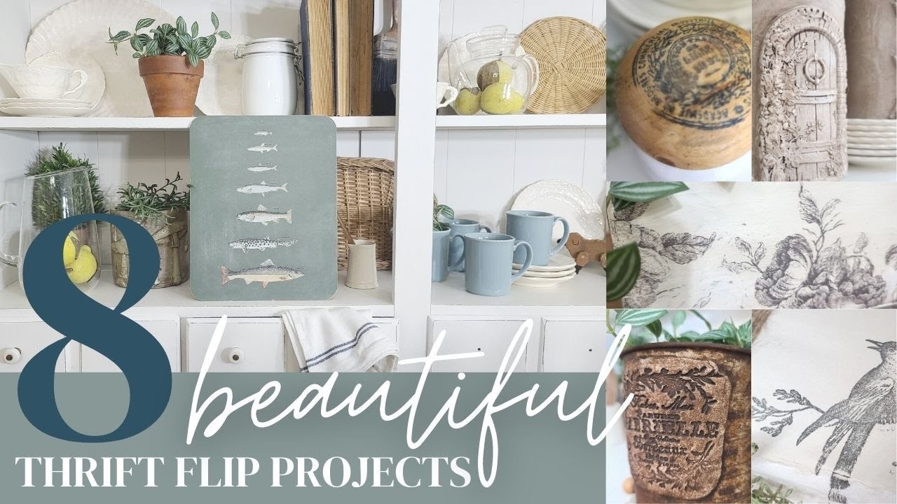 How to DIY home decor • thrift flips • new IOD 2023 release