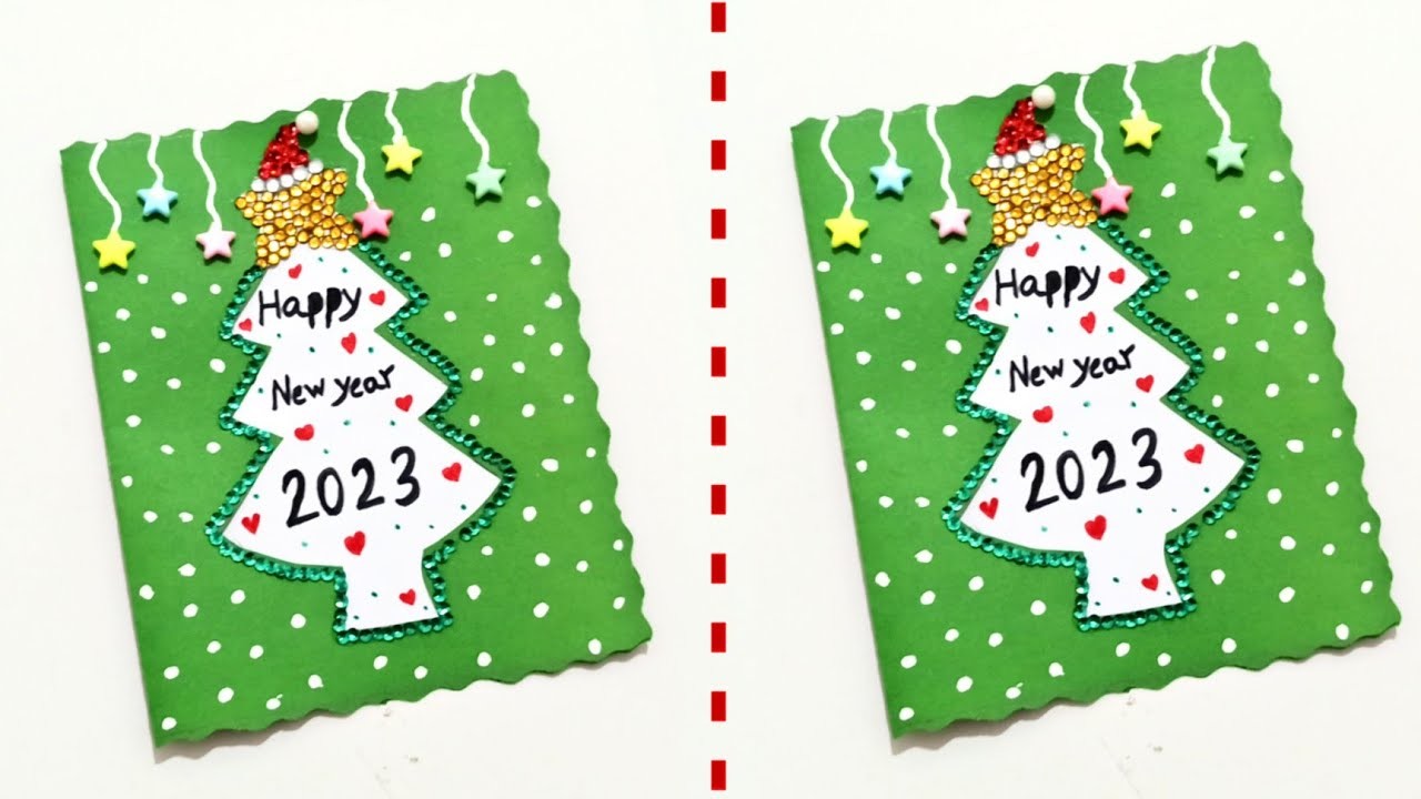 How to make a happy new year card in 2023