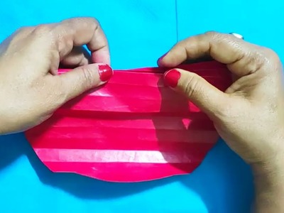 How to make a Paper Heart.DIY Heart Shape Wall Hanging.Valentines' Day Decoration Idea.