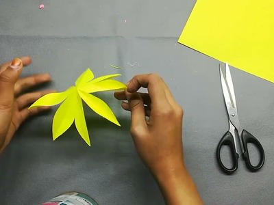 How to make paper flowers DIY Poinsettia Christmas Flower