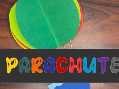 How to make Parachute with Paper | Rubber Pencil