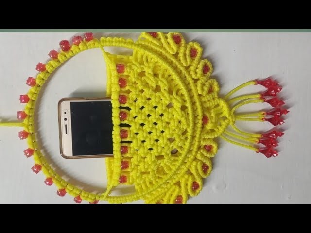 Macrame mobile hanger how to make easy tutorial step by step
