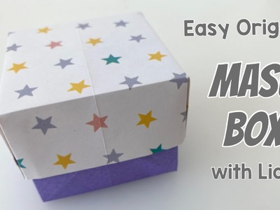 MASU BOX WITH LID | How to Make Masu Box with Lid | Easy Origami Tutorial | DIY Craft for Beginners