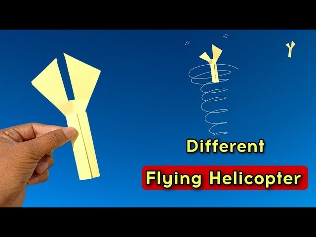 New flying paper helicopeter toy, how to make best toy,paper flying helicopeter,notebook helicopeter
