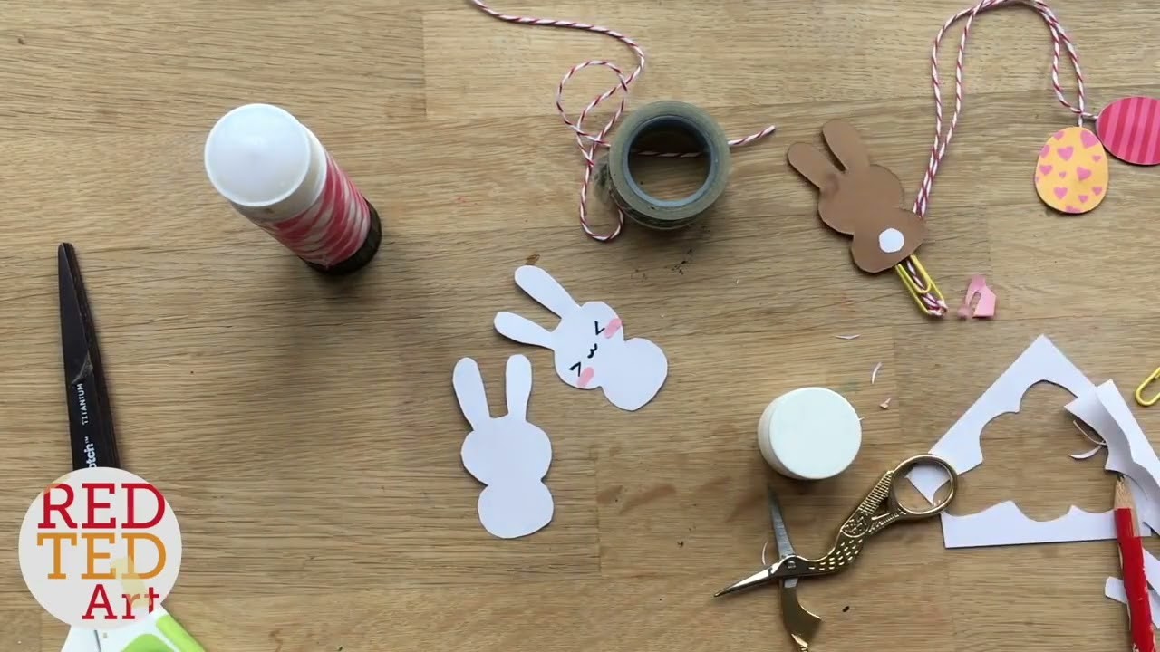 Paper Clip Bunny Bookmarks