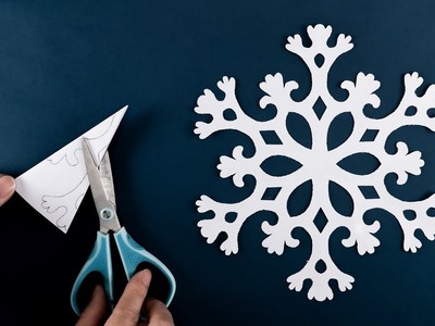 Paper Snowflakes #34 - How to make Snowflakes out of paper