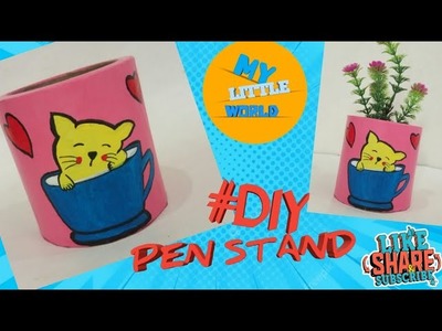 Pen stand diy#decoration#viralvideo#diy #crafts#trending#painting#penstand#youtubevideo#decoration